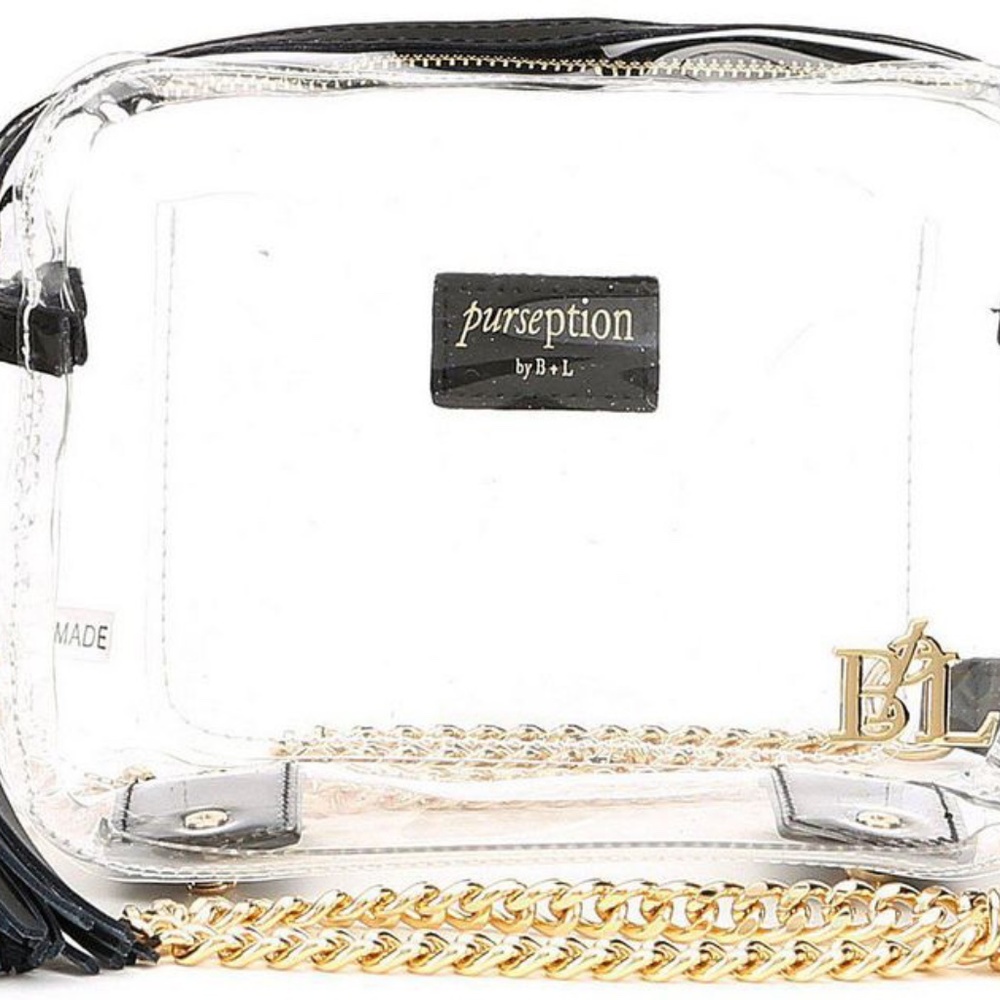 COPY - Purseption BL Bronwyn clear cross body bag